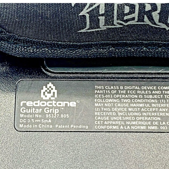 NINTENDO DS GUITAR HERO On Tour Red Octane GUITAR GRIP CONTROLLER Tested - Picture 10 of 12